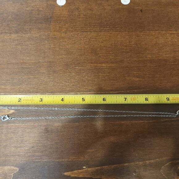 EFFY Silver Tone Necklace & Anchor Charm - Picture 2 of 3